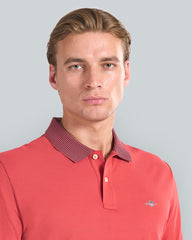 TIPPING DETAIL POLO Red / L