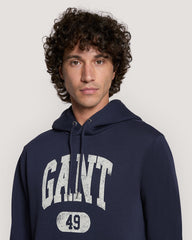 SEASONAL GRAPHIC HOODIE Blue / M