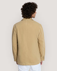 RELAXED CANVAS BLAZER Beige / 50