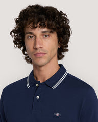 Tipping Collar Ss Polo MARINE / M