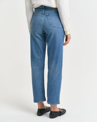 Straight Leg Jeans Blue / 27