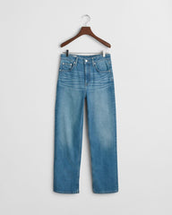 Straight Leg Jeans Blue / 27