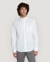 REG SOLID SEERSUCKER SHIRT White / M