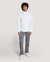 REG SOLID SEERSUCKER SHIRT White / M