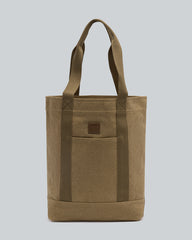 Washed Canvas Tote Bag Beige / OS