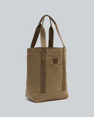 Washed Canvas Tote Bag Beige / OS
