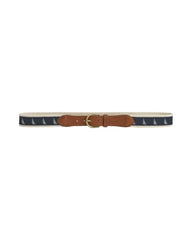 Jacquard Webbing Belt Marine / 85X34
