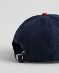 Contrast Washed Visor Cap Blue / OS