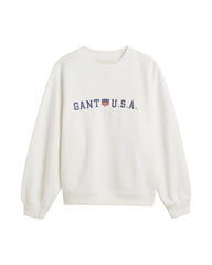 Shield USA Graphic Crew Neck Sweatshirt White / S