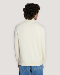 Nautical Flags Half-Zip Sweater Cream / M