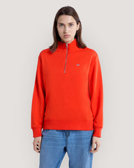 Shield Half Zip Sweatshirt Red / M