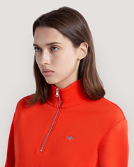 Shield Half Zip Sweatshirt Red / M