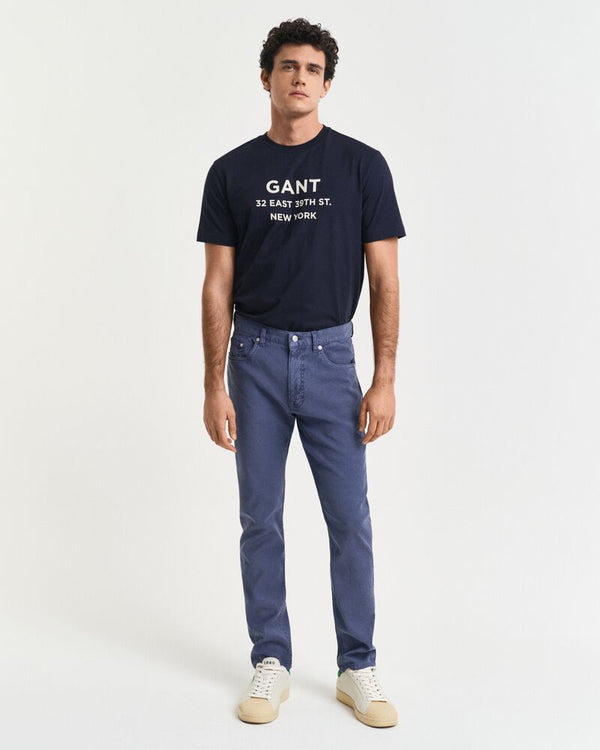 Slim Fit Cotton Linen Jeans