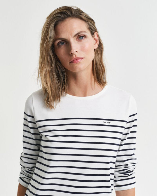 Breton Crew Neck Dress