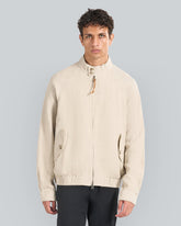 Linen Harrington Jacket Dry Sand / L
