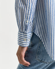 Relaxed Fit Striped Textured Shirt