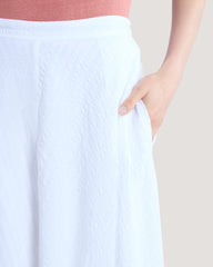 Regular Fit Floral Print Linen Shirt Blue / 36