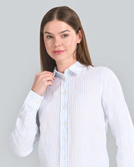 Regular Fit Striped Linen Shirt