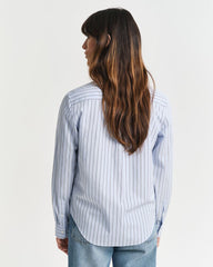 Regular Fit Thin Striped Poplin Shirt