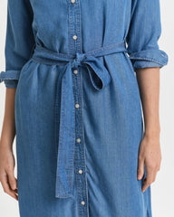 Chambray Shirt Dress Light Indigo / 32