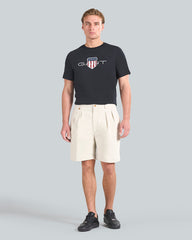 Relaxed Fit Cotton Twill Chino Shorts Putty / 52