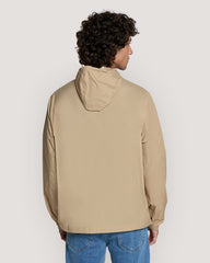 Lightweight Packable Windbreaker Dark Khaki / M