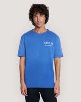 Varsity Worn Graphic T-Shirt Blue / M