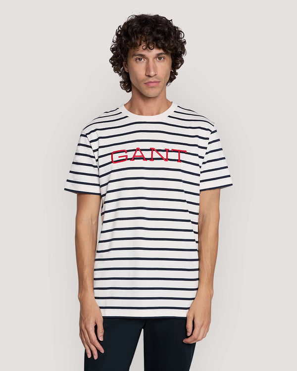 Striped Graphic T-Shirt