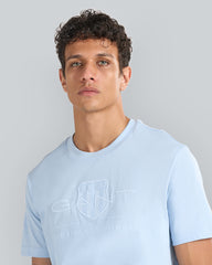 Tonal Shield T-Shirt Blue / L