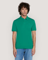 Tonal Shield Polo Shirt Green / M