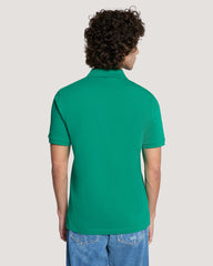 Tonal Shield Polo Shirt Green / M