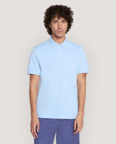 Tonal Shield Polo Shirt Blue / M