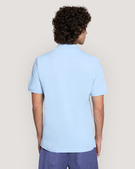 Tonal Shield Polo Shirt Blue / M
