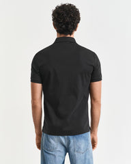 MERCERISED SS POLO Black / S