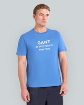 GRAPHIC PRINTED TSHIRT Blue / L