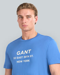 GRAPHIC PRINTED TSHIRT Blue / L