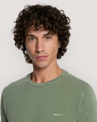 SLIM SUNFADED SS PIQUE TSHIRT Green / M