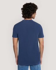 SLIM SUNFADED SS PIQUE TSHIRT Blue / M
