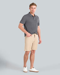 REG COT/LINEN JEANS SHORTS Dry Sand / 36