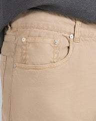 REG COT/LINEN JEANS SHORTS Dry Sand / 36