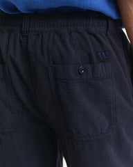 Regular Fit Garment Dyed Seersucker Shorts Blue / S