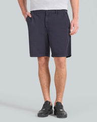 Regular Fit Garment Dyed Seersucker Shorts Blue / L