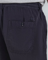 Regular Fit Garment Dyed Seersucker Shorts Blue / L