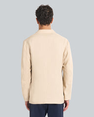 Regular Fit Garment Dyed Linen Blazer Dry Sand / 52