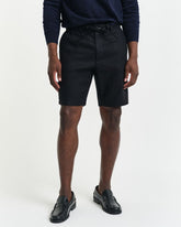 RELAXED LINEN DS SHORTS Black / S