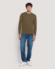 تيشيرت Gant بأكمام طويلة وشعار الدرع للرجال