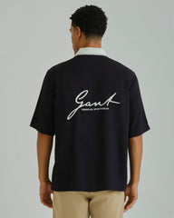 Gant Ramadan Collection – Men's Black Viscose Shirt