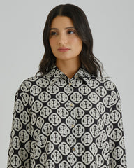 Gant Ramadan Collection – Women's Black Printed Blouse