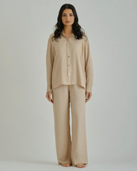 DRAWSTRING PANTS Dry Sand / 36