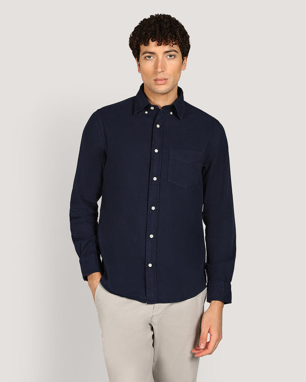 Gant Regular Garment Dyed Twill Shirt For Men